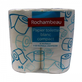 Papier toilette 4 rouleaux...