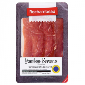 Jambon cru Serrano 80 g